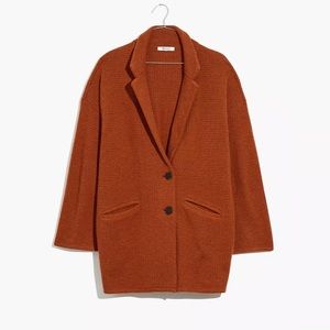👩‍💼 📱 Madewell Textured Blazer Sweater Jacket